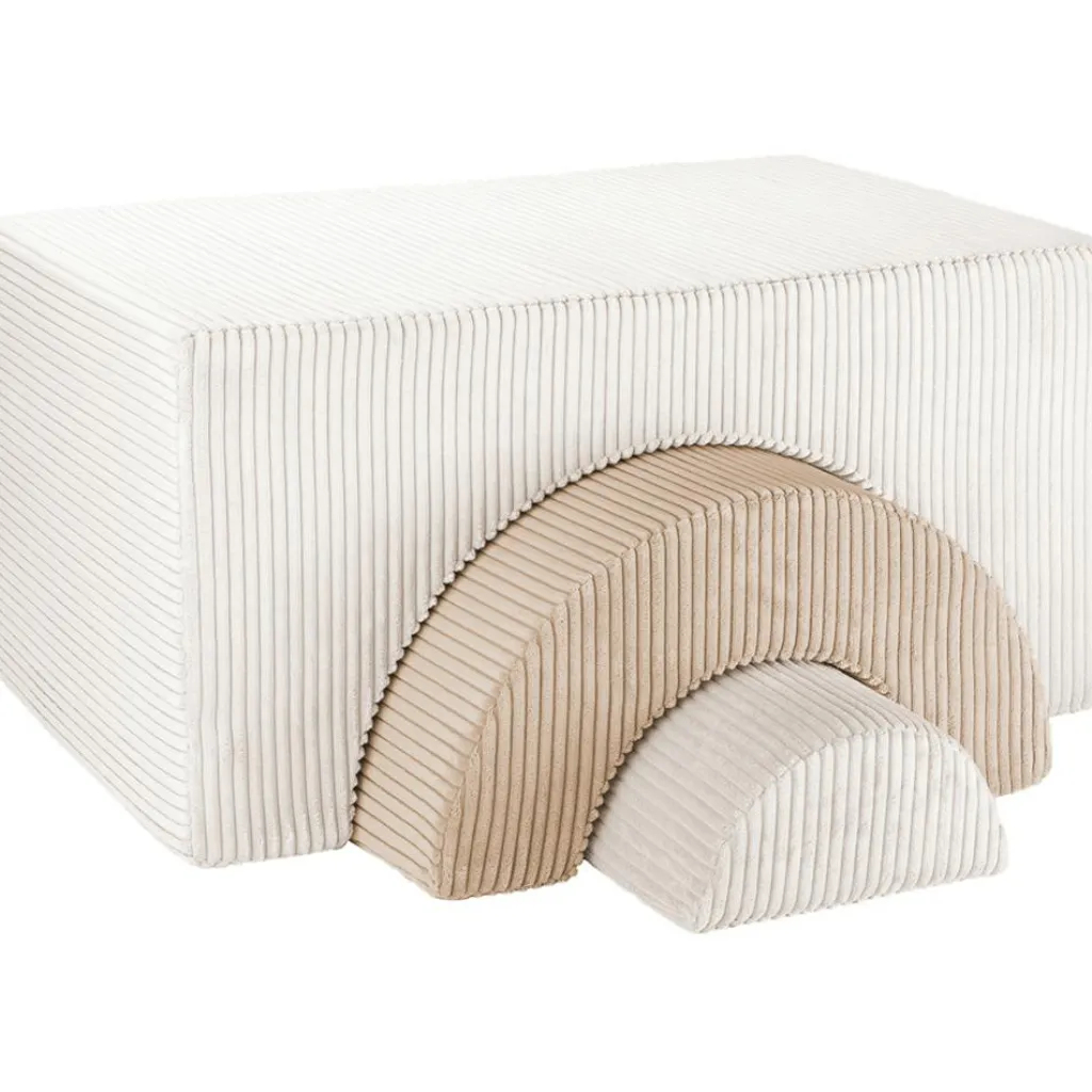 Discount Ensemble de jeu arc-en-ciel Marshmallow velours côtelé Parcours De Motricité