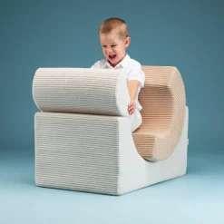 Discount Ensemble de jeu arc-en-ciel Marshmallow velours côtelé Parcours De Motricité