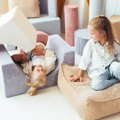 Online Ensemble de jeu arc-en-ciel Blueberry Blue velours côtelé Parcours De Motricité