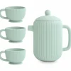 Discount Ensemble de jeu Thé en silicone Cambridge Blue (4 pièces) Dînette Et Aliments Factices