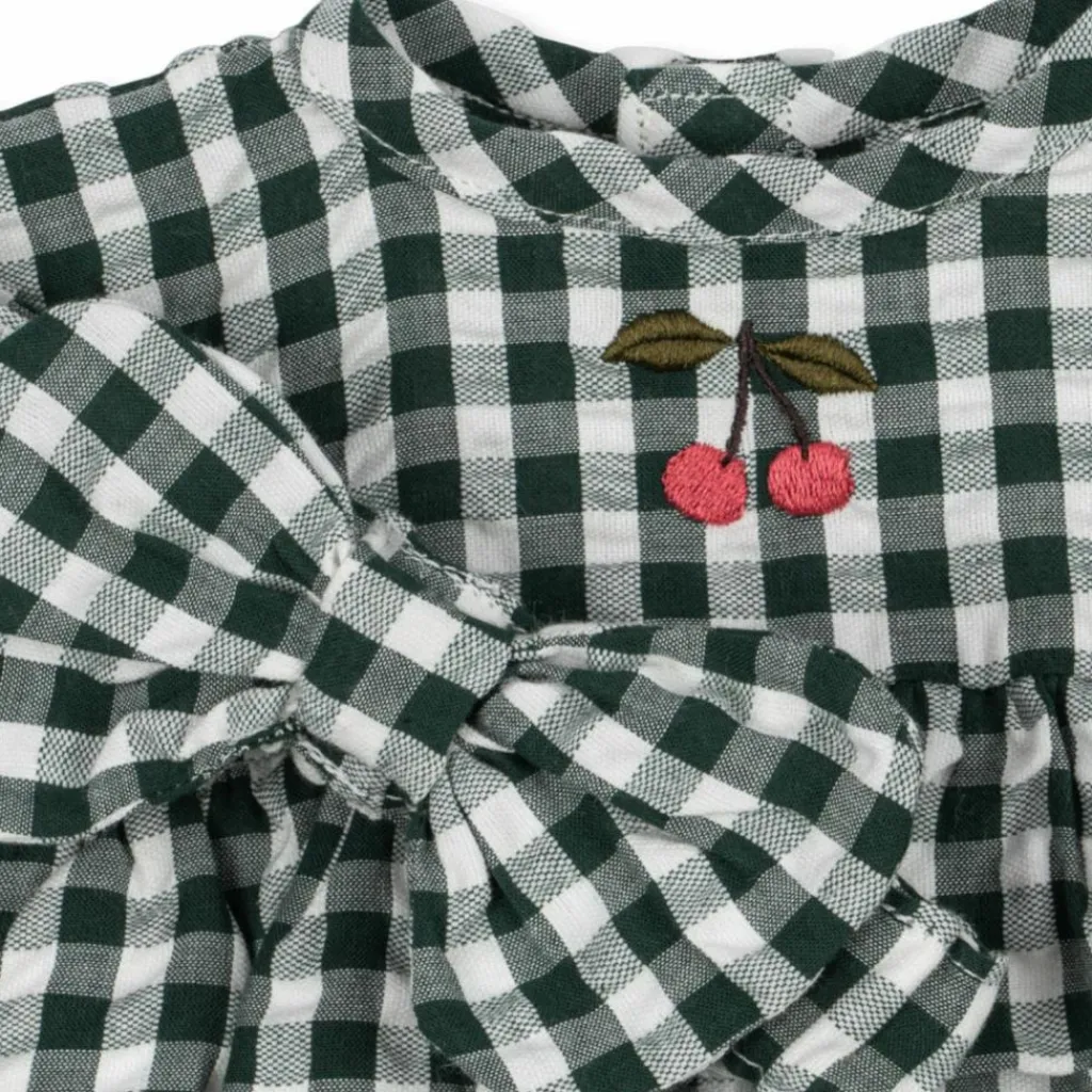 New Ensemble de vêtements pour poupée Green check Accessoires Poupée