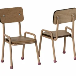 Ensemble table et chaises Souris Rose dark powder Accessoires Pour Univers De Jeu