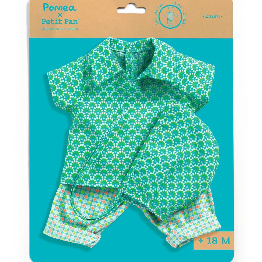 Ensemble vêtements Pomea Petit Pan Zazen pour poupée Accessoires Poupée