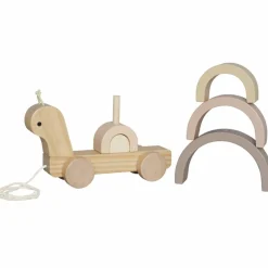 Escargot en bois à tirer Jouet À Tirer / Pousser