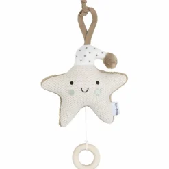 Etoile musicale à suspendre Heaven Clay-Warm Linen Peluche Musicale