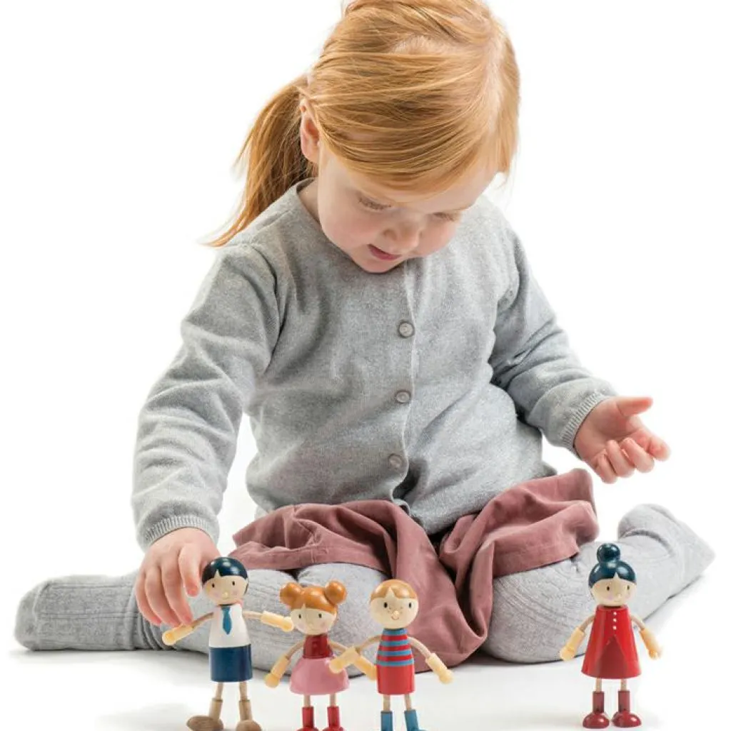 Outlet Famille de poupées en bois Figurines De Jeu
