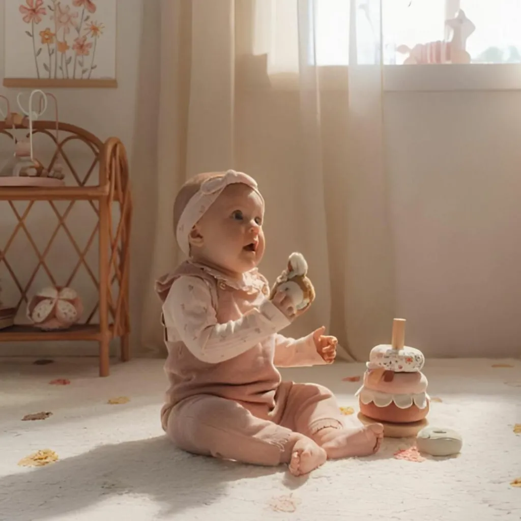 Outlet Faon à empiler doudou bois FSC Fairy Garden Jouet À Empiler