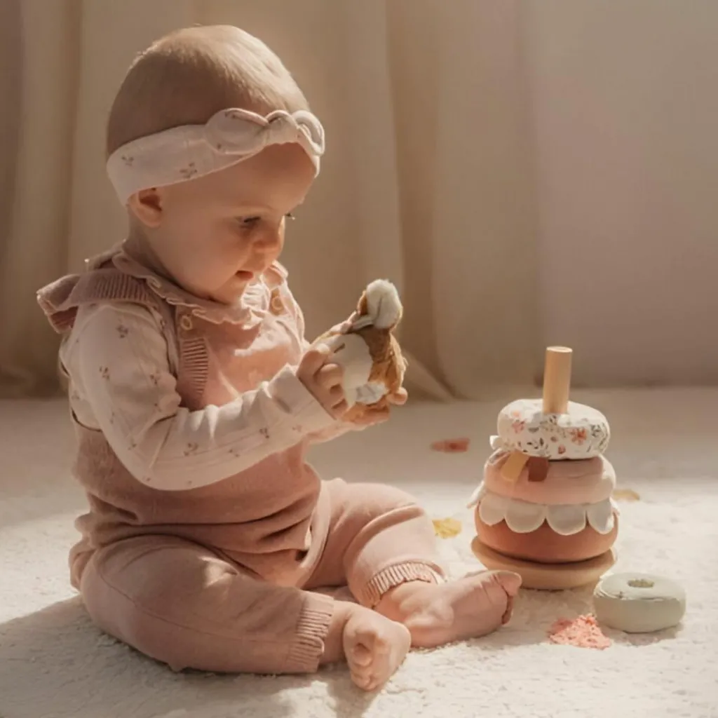 Outlet Faon à empiler doudou bois FSC Fairy Garden Jouet À Empiler