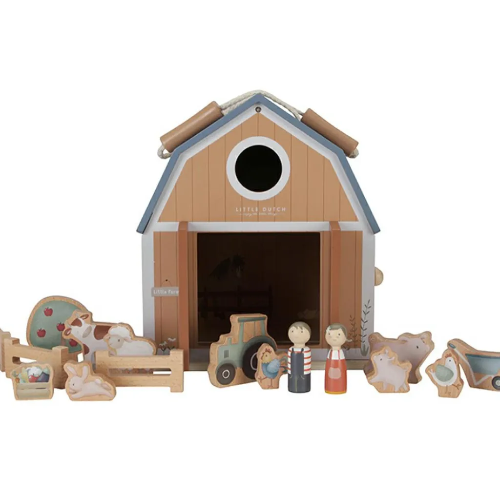 Online Ferme en bois Little Farm Maison De Poupée Et Univers De Jeu