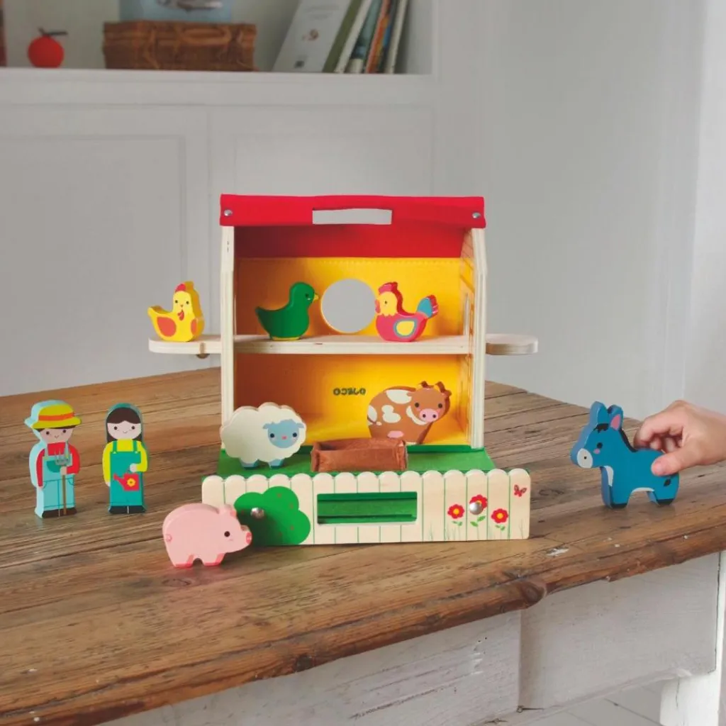 Sale Ferme en bois nomade Softi-Farm Maison De Poupée Et Univers De Jeu