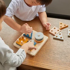 Online Formes géométriques à empiler Couleurs Tendresse Puzzle