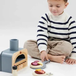 Sale Four à pizza en bois Dînette Et Aliments Factices