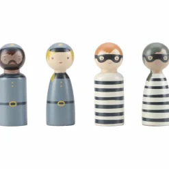 Clearance Fourgon de police en bois Petites Voitures, Véhicules Et Circuits