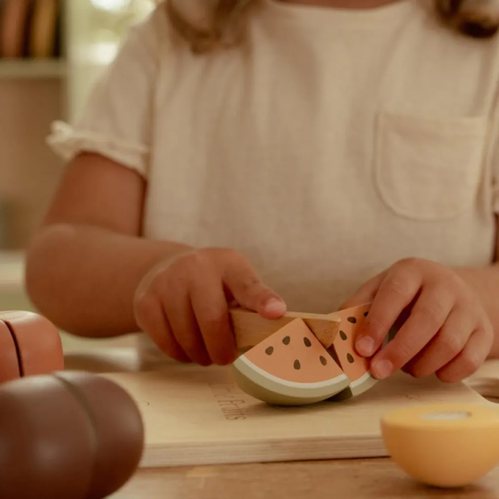Outlet Fruits à découper en bois Dînette Et Aliments Factices