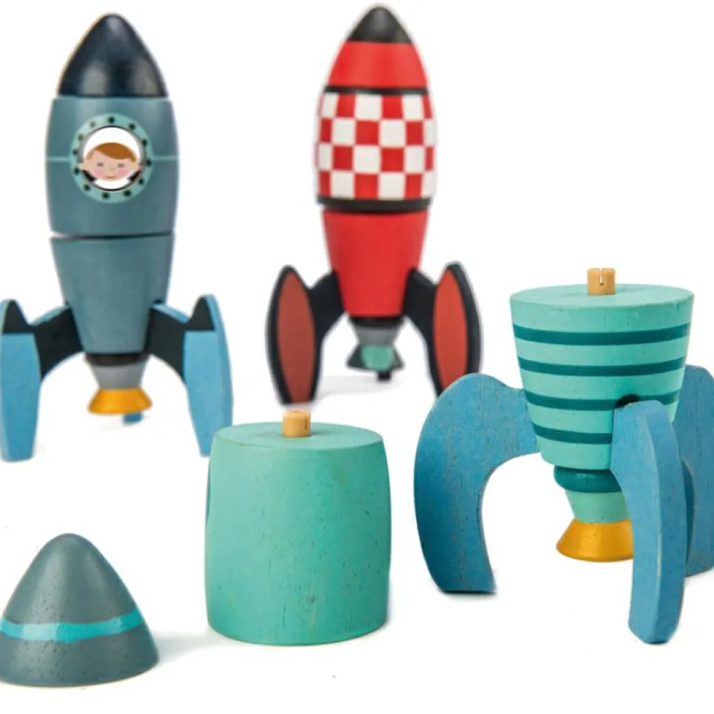 Online Fusées à construire en bois Jeu De Construction