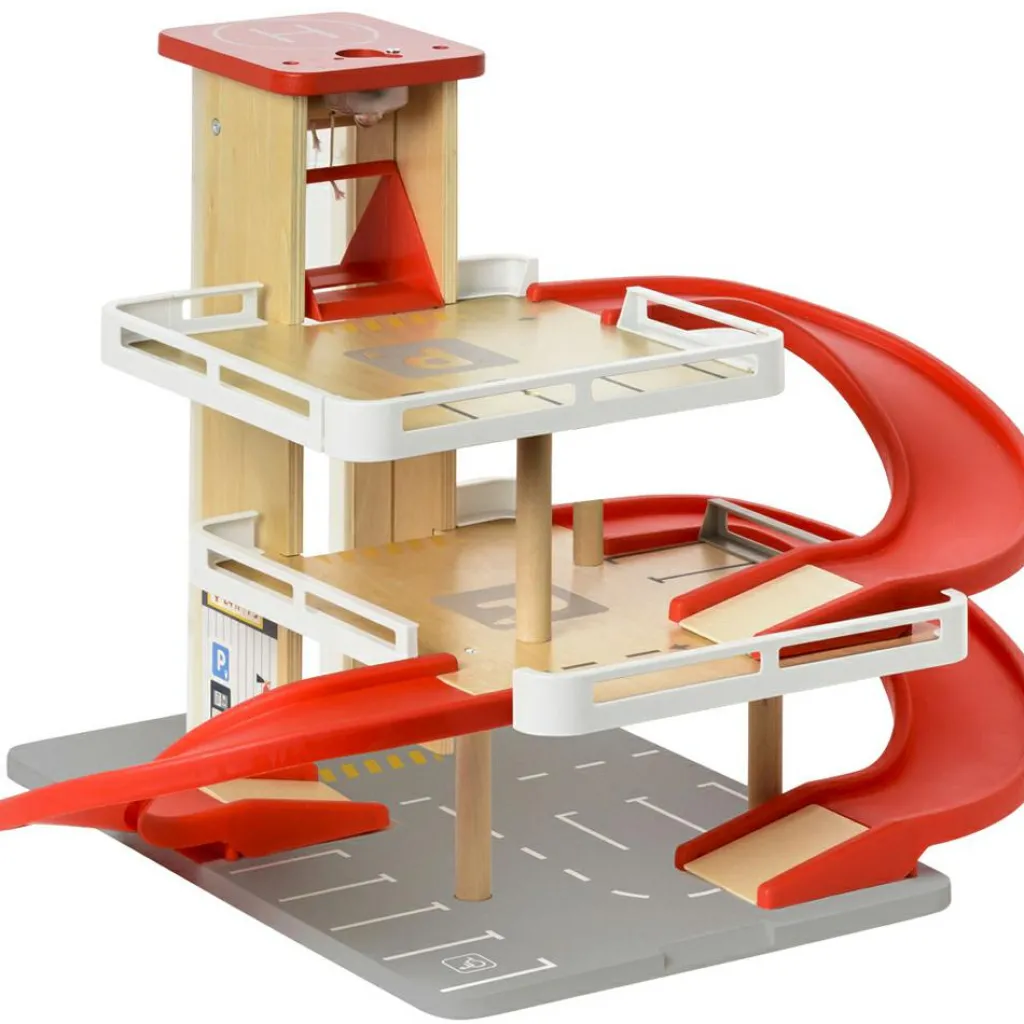 Best Garage lumineux 3 niveaux Petites Voitures, Véhicules Et Circuits