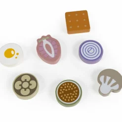 New Gaufrier en bois Botton Dînette Et Aliments Factices