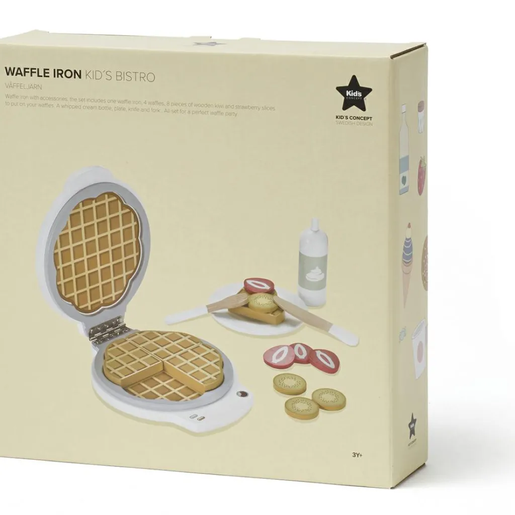 Discount Gaufrier en bois Kid's Hub Dînette Et Aliments Factices