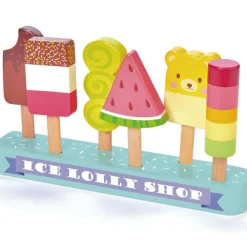 Outlet Glaces factices en bois Boutique sucette glacée Dînette Et Aliments Factices