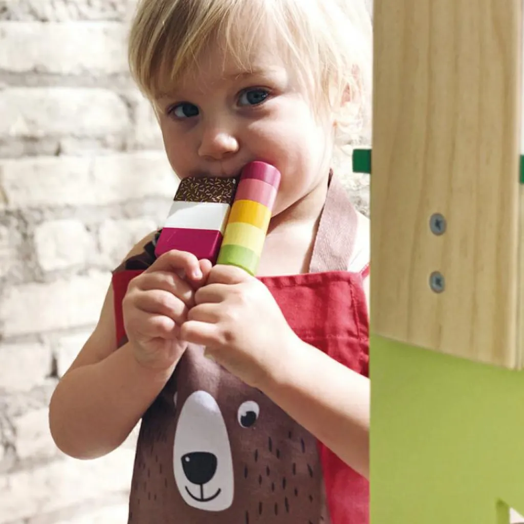 Outlet Glaces factices en bois Boutique sucette glacée Dînette Et Aliments Factices