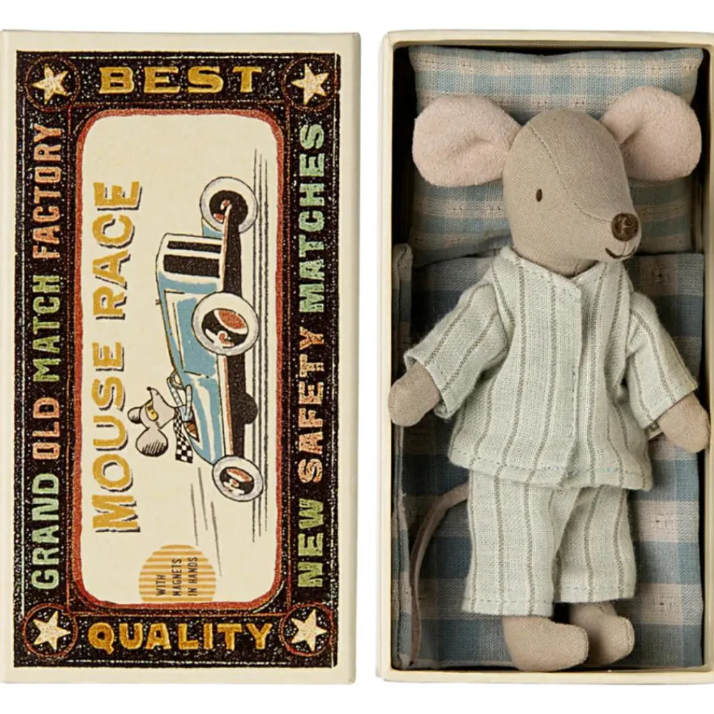 Outlet Grand Frère Souris beige dans sa boîte assortie Figurines De Jeu
