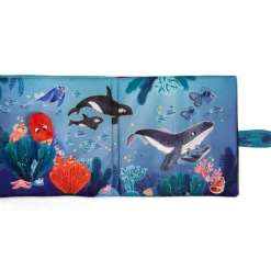 New Grand livre d'activités en tissu Les aventures de Paulie Livre Bébé En Tissu