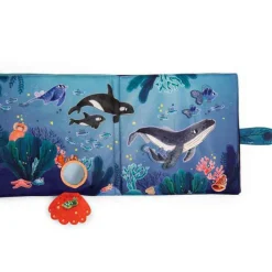 New Grand livre d'activités en tissu Les aventures de Paulie Livre Bébé En Tissu