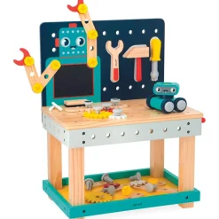 Outlet Grand établi Brico'kids robot (51 pièces) Etabli Et Outils