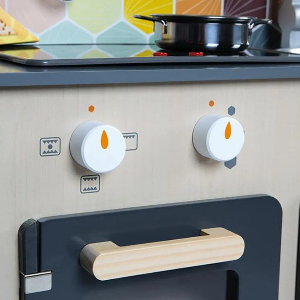 Grande cuisine Mozaïc en bois Enfant Cuisine Enfant