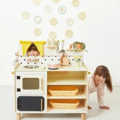 Online Grande cuisine équipée en bois Mamie Soleil (16 pièces) Enfant Cuisine Enfant
