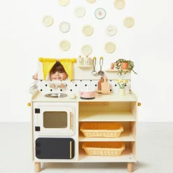 Online Grande cuisine équipée en bois Mamie Soleil (16 pièces) Enfant Cuisine Enfant