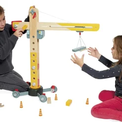 Online Grande grue en bois Petites Voitures, Véhicules Et Circuits