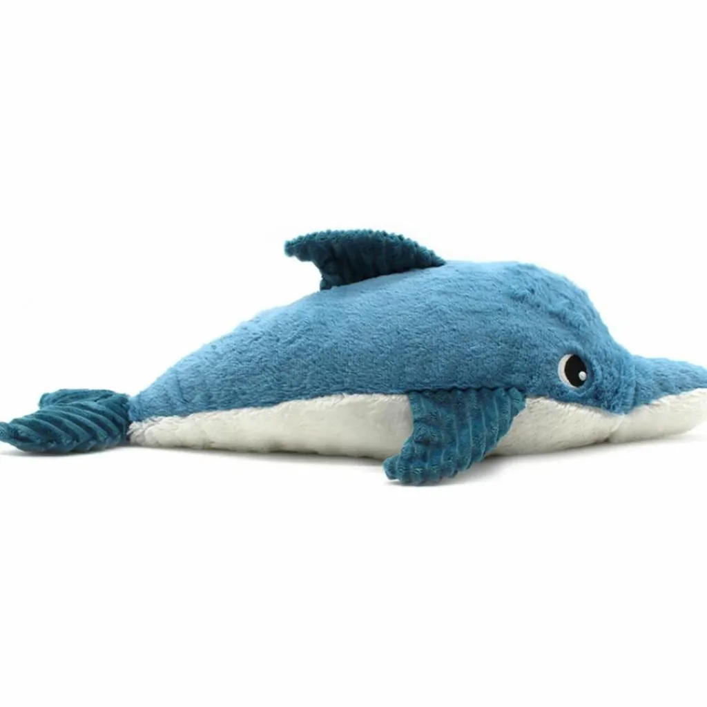 Hot Grande peluche Tofou le dauphin maman et bébé bleu (50 cm) Peluche Moyenne (20-59 Cm)