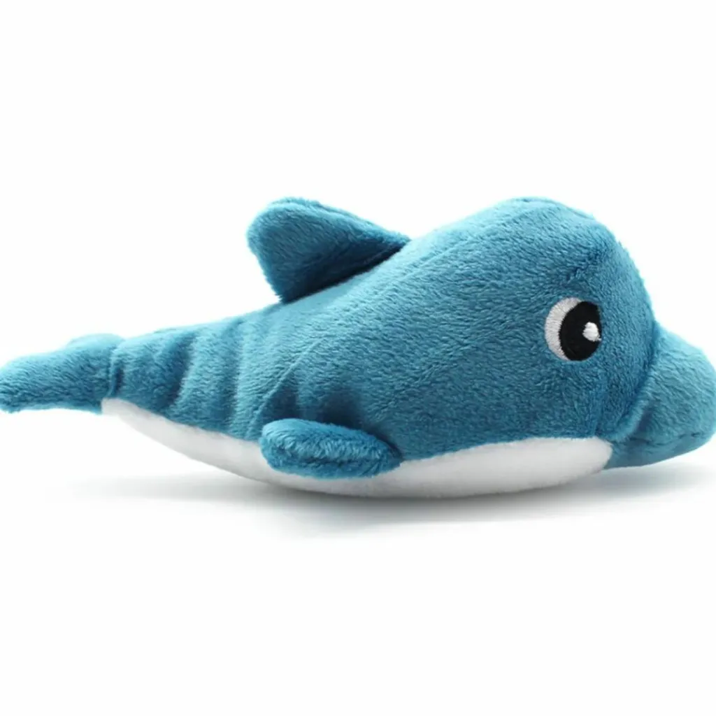 Hot Grande peluche Tofou le dauphin maman et bébé bleu (50 cm) Peluche Moyenne (20-59 Cm)