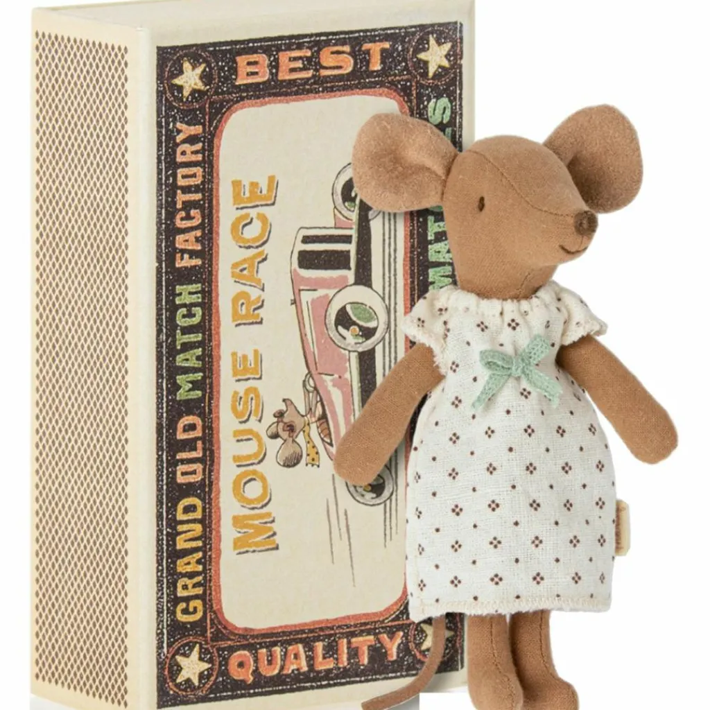 Outlet Grande soeur Souris pyjama dans sa boîte assortie Figurines De Jeu