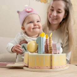 Best Gâteau d'anniversaire Rose Dînette Et Aliments Factices