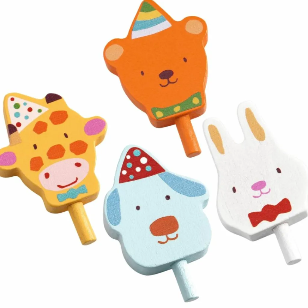 New Gâteau en bois Happy Birthday Dînette Et Aliments Factices