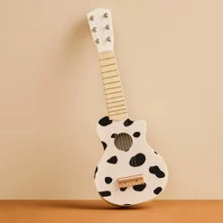 Hot Guitare Blanc-Noir Instrument De Musique