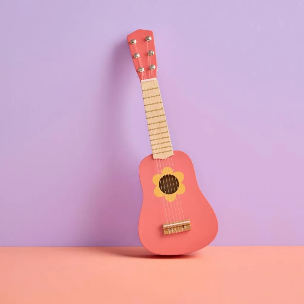 Hot Guitare Flower Rose Instrument De Musique