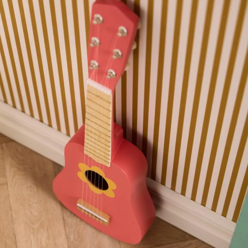 Hot Guitare Flower Rose Instrument De Musique