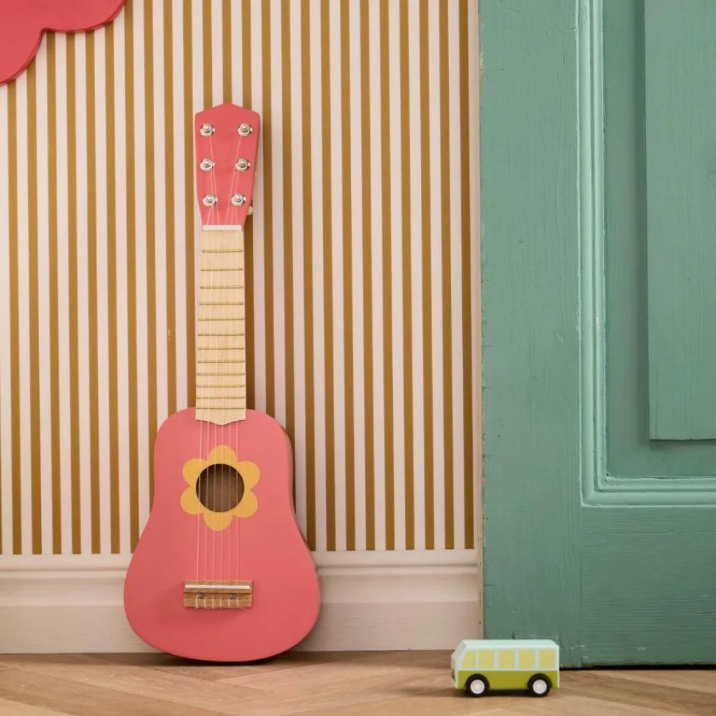 Hot Guitare Flower Rose Instrument De Musique