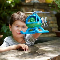 Online Hélicoptère bleu et vert Petites Voitures, Véhicules Et Circuits