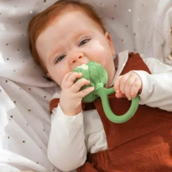 Hot Hochet anneau de dentition 2 en 1 chou-fleur Jouet / Anneau De Dentition