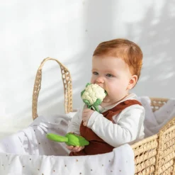 Hot Hochet anneau de dentition 2 en 1 chou-fleur Jouet / Anneau De Dentition