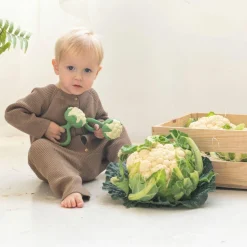 Hot Hochet anneau de dentition 2 en 1 chou-fleur Jouet / Anneau De Dentition