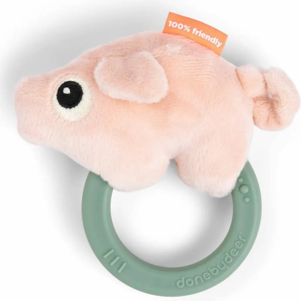 New Hochet avec anneau de dentition Pigee Multicolore Jouet / Anneau De Dentition