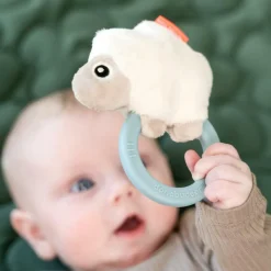 Hochet avec anneau de dentition Sheepy Bleu Jouet / Anneau De Dentition