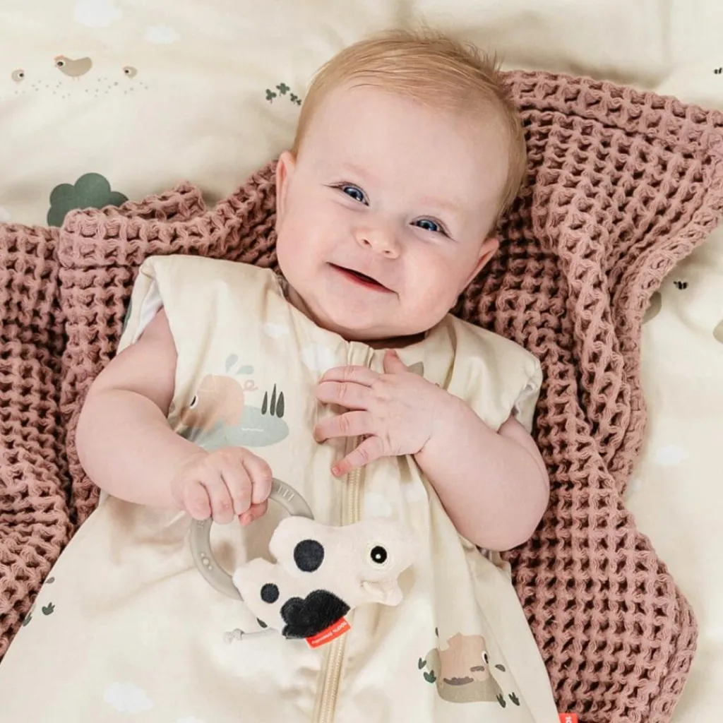 Hot Hochet avec anneau de dentition Dotti Sable Jouet / Anneau De Dentition