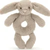 New Hochet Bashful Lapin Beige (18 cm) Hochet