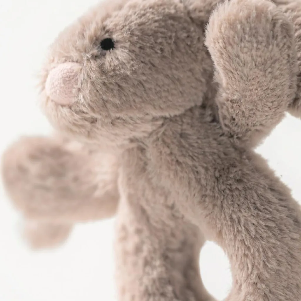 New Hochet Bashful Lapin Beige (18 cm) Hochet